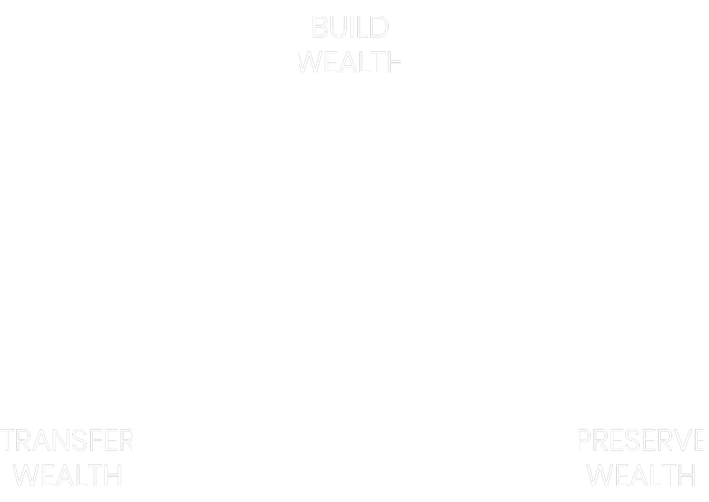 Build, Preserve & Transfer Wealth Triangle